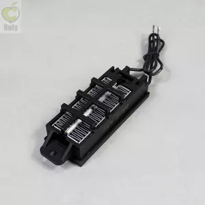 Máy sưởi ấm ROLY 220V 50W, Đen 10 kiểu 70W24V Giá đỡ dẫn điện, Máy sưởi điện PTC gốm 92 * 31mm
