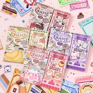 Xinmo Doudou Bảng Điều Khiển Trò Chơi Miếng Dán Sách Đột Phá Vui Vẻ Dán Giáo Dục Trẻ Em Dán Hoạt Hình Cô Gái Tự Làm Đồ Chơi 4.24