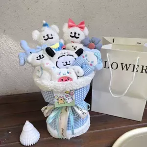 Bó Hoa Búp Bê Con Chó Con Quà Tặng Sinh Nhật Cô Gái Bạn Gái Bạn Gái Tanabata Quà Tặng Ngày Lễ Tình Nhân Nam Nữ Giáo Viên 0424