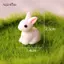 AqToCna - Bộ 10 Thỏ Nhựa Mini Dễ Thương, Trang Trí Nhà Búp Bê