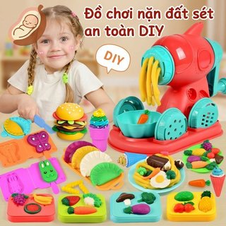 Trẻ Em Playdough Pasta Maker Đồ Chơi Bột Báo Chí Cắt Khuôn Sáng Tạo Vui Học Tập Nhà Bếp