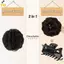 Tóc giả đuôi ngựa tổng hợp YEI - Sống động tự nhiên với kẹp scrunchy co giãn