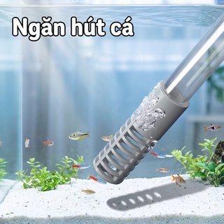 Bể Cá Sỏi Bụi Bơm Tay Nước Siphon Bể Cá Tẩy Chất Thải Van Lọc An Toàn