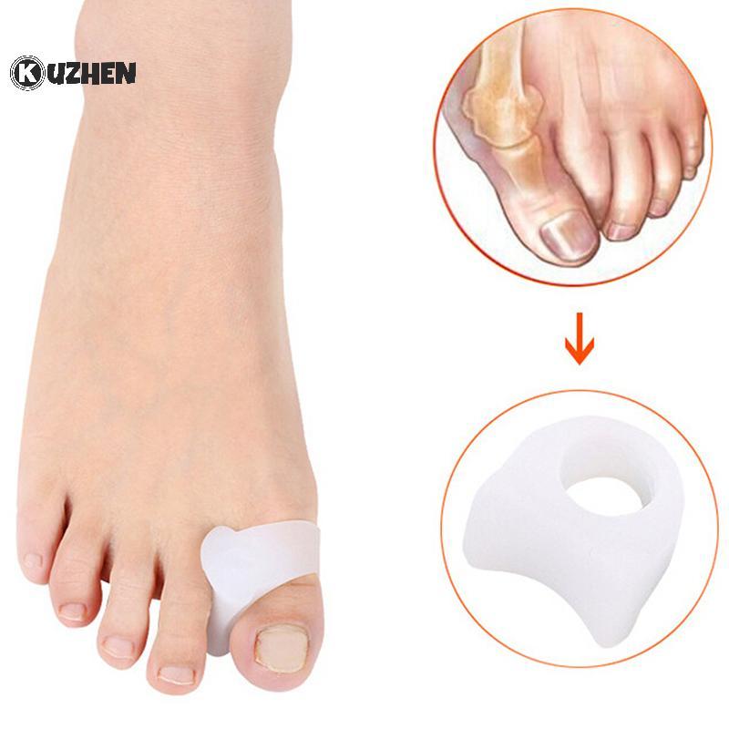 KUZHEN 1 Cặp Silicone Gel Ngón Chân Miếng Đệm Tách Máy Duỗi Bunion Giảm Đau HOT