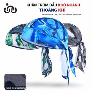 Khăn trùm đầu thể thao đi xe đạp ngoài trời, mũ lót bảo hiểm xe máy, nhanh khô thoáng khí, chống nắng, thấm hút mồ hôi