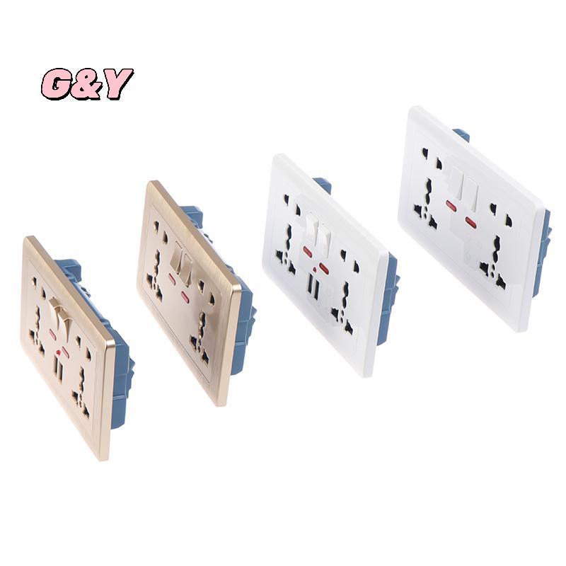 [G & Y-t] Wall Power Soet Universal 5 lỗ 2.1A Cổng sạc USB kép Soet [Mới]