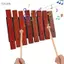 toyuvn Btuty 8 nốt Nhạc cụ Xylophone bằng gỗ với 2 vồ Gỗ thông bạch dương Bộ gõ nhỏ Quà tặng sinh nhật Dụng cụ âm nhạc Hoàn hảo cho người mới bắt đầu
