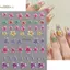 TRTR Hoa Móng Tay Hoa 5D Cánh Hoa Dập Nổi Kim Loại Bronzing Thiết Kế Cho Salon Xuân Hè Trang Trí Móng Tay DIY Phụ Kiện Nghệ Thuật VN