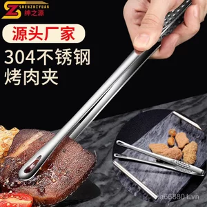 Thép không gỉ 304 Hàn Quốc Thịt Nướng Lưỡi Nướng Nướng Bít Tết Tông Buffet Mở Rộng Bánh Mì Lưỡi Thực Phẩm Chịu Nhiệt Độ Cao