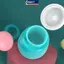 MAKY Trẻ Em Hoạt Hình Dễ Thương Gấu Bé Puff Box Talcum Powde Prily Heat Powde Bảo Quản Hộp Rỗng Hộp Đựng Di Động Du Lịch Hàng Ngày VN