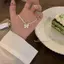 AqToCna Ngọc Trai Hạt Nơ Mặt Dây Chuyền Nelace Cho Nữ Thời Trang Nơ Choker Nelaces Xương Đòn Dây Chuyền Trang Sức Cưới Quà Tặng AqToCna