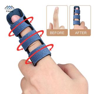 ELBBKG Giảm Đau Kích Hoạt Cố Định Ngón Tay Nẹp Làm Thẳng Nẹp Có Thể Điều Chỉnh Sọc Rối Loạn Gãy Nẹp Ngón Tay Corrector Hỗ Trợ Mới