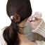 Hoa Hồng Khô Scrunchie Dây Buộc Tóc Cho Nữ Co Giãn Đuôi Ngựa Giá Đỡ Mới Phong Cách Trung Hoa Vintage Tóc Ruy Băng Boho Phụ Kiện Tóc