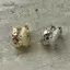 AqToCna 1Pc Xu Hướng Mới Zircon Hai Lớp Tai Không Xuyên Bông Tai Punk Kim Loại Hình Học Tai Dành Cho Nữ Y2K Trang Sức AqToCna