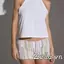 Quần short Mini mùa hè dành cho nữ In chấm / Quần short siêu nhỏ sọc thấp đi chơi