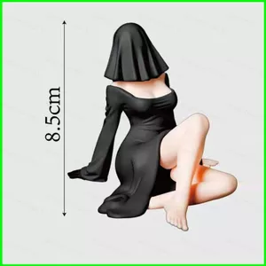 HT3 Ma Cô Gái Series Ma Quái Anime Dễ Thương Nhân Vật Hành Động Halloween Bàn Trang Trí TH3