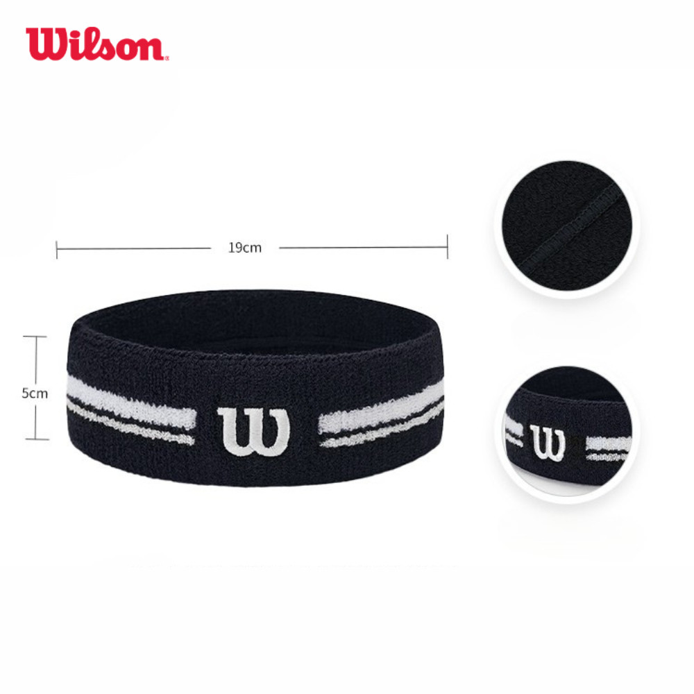 Wilson U Classic Terry Headband Băng Trán Thể Thao WU00065531