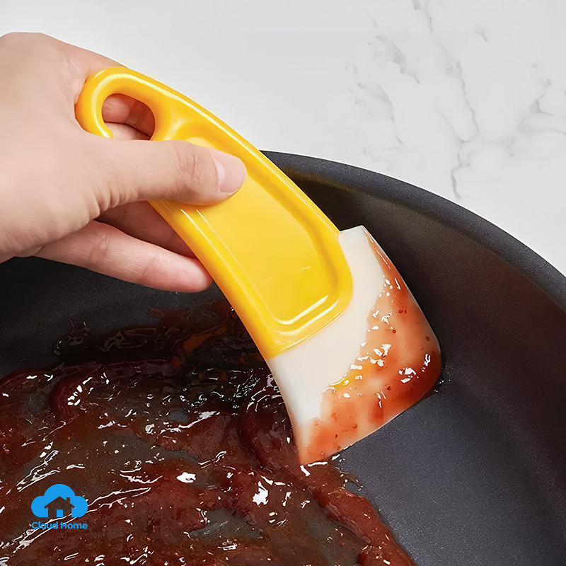 🌤️COD🌤️Dụng cụ cạo đáy nồi bằng silicon dụng cụ cạo máy rửa chén dụng cụ cạo chảo chống dính