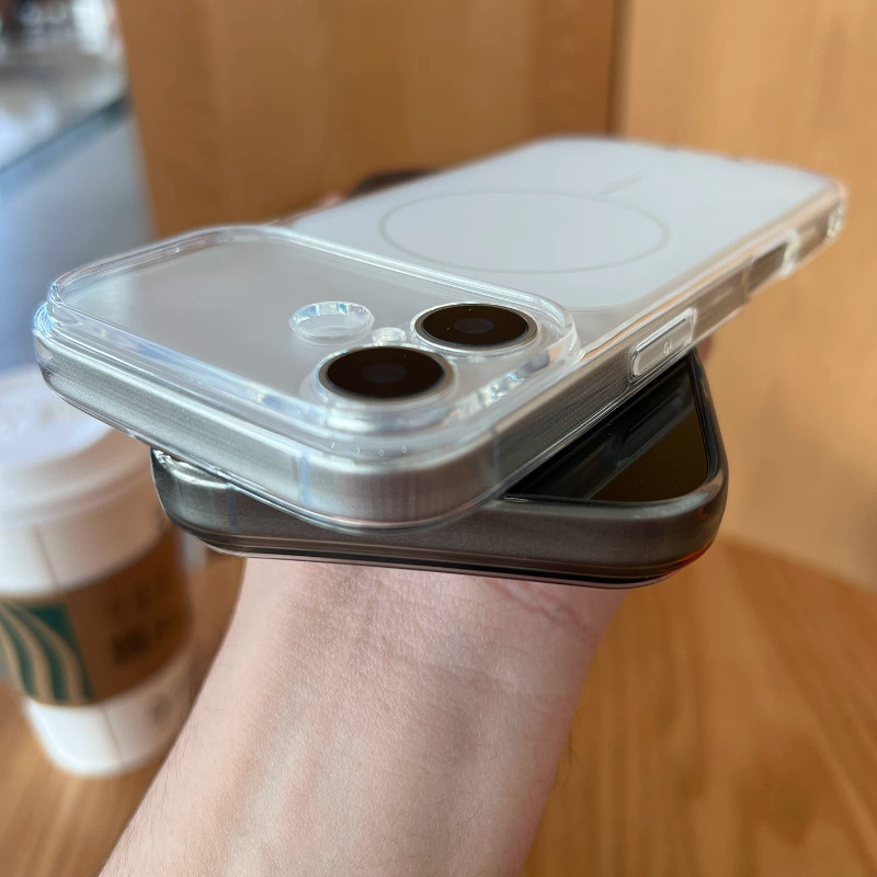 Ốp Lưng Trong Suốt Hồng Cho IPhone 17 16 15 14 13 12 Pro Max Từ Tính Chống Sốc Bảo Vệ Camera Thời Trang đẹp Mắt | BigBuy360 - bigbuy360.vn