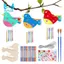 6 Gói 3D Chim Gỗ Thủ Công DIY Sơn Và Xây Dựng Làm Chuông Gió Mưa Của Riêng Bạn Quà Tặng Sinh Nhật Cho Bé Gái / Bé Trai