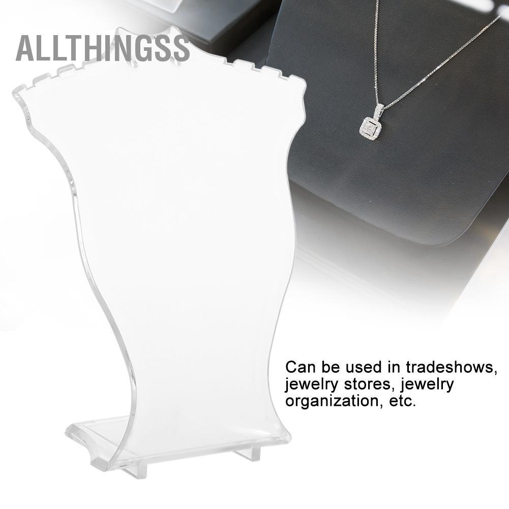 Allthingss Semme Jewelry Bust Display Stands For ewelry Vòng cổ Giá đỡ bán lẻ cho các phụ kiện Dây chuyền Chuỗi vòng tay (Đen)