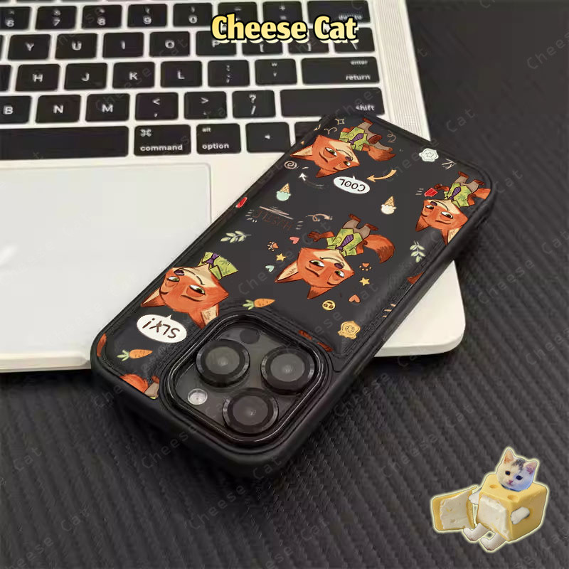 Ốp Lưng Da iPhone Nhân Viên Cảnh Sát Thỏ Dễ Thương Cho iPhone Xs XR 11 12 13 14 15 16 17 Pro Max Ốp Điện Thoại Di Động