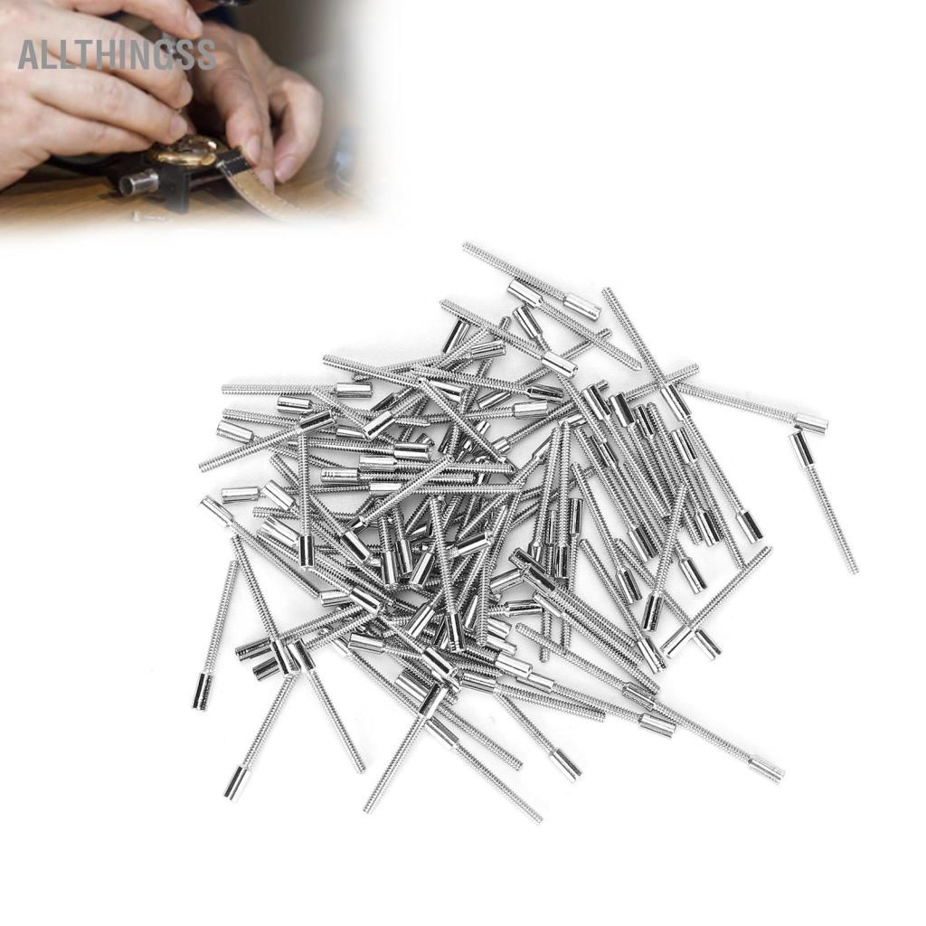 Allthingss Brrnoo Đồng Hồ Cực Thanh Nối Dài Thanh Cuộn Dây 100 Miếng 0.9 Mm Phần Sửa Chữa Cho