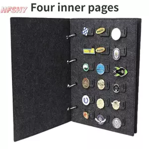 HFSHY Cảm Thấy Pin Trâm Cài Hiển Thị Sách Lưu Trữ Huy Hiệu Kim Loại Ngực Hộp Đựng Pennant Trâm Ban Học Huy Hiệu Hộp Đựng Bộ Sưu Tập VN
