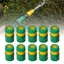 VVDZA 10 CÁI Lắp ống 1 / 2 inch, Đầu nối nhanh ống làm vườn xanh ABS, Bền dễ lắp đặt Đầu nối ống nước kết nối ren 1 / 2 inch Ban công tưới hoa