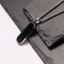 Nam Giới Hàng Thép Không Gỉ Khắc Thẻ Epoxy Bóng Trơn Bề Mặt Mặt Dây Chuyền Hình Học Thời Trang Đơn Giản Trang Sức Vật Dụng