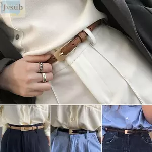 Thắt lưng da JVSUB dành cho nữ Retro Vintage Quần Đầm Thắt lưng