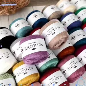 DAYBREAK Silk Ren Cotton, 50g / PC Sợi Sữa Cotton DIY, Sợi Đan Mềm