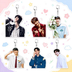 Quà tặng móc khóa Acrylic Byeon Woo Seok Sinh viên