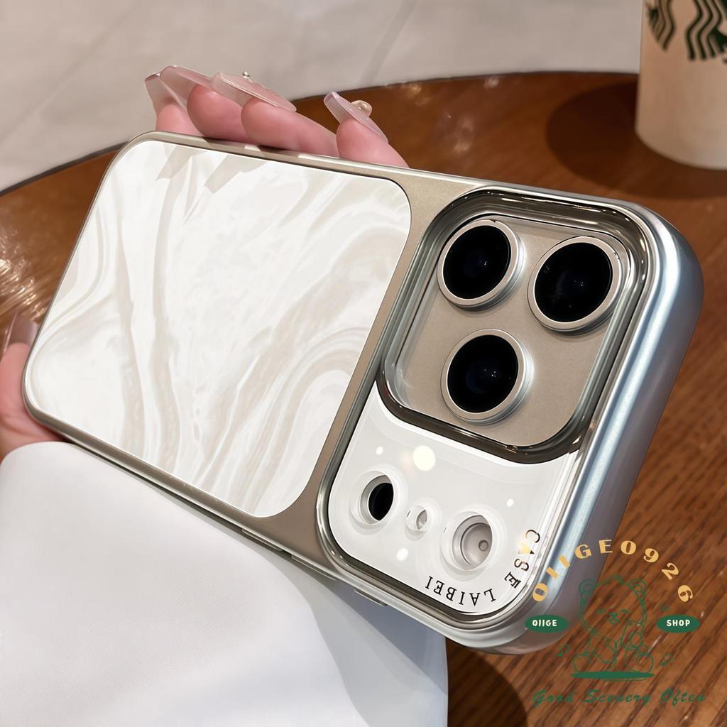【 Ốp lưng iPhone17 】 Túi khí Macaroon Vỏ điện thoại gợn nước lỏng iPhone17 Pro Max 16 15 14 13 12 cho vỏ iPhone Vỏ mềm silicon TPU chống sốc