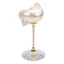 CAST Vỏ ốc xà cừ Ly rượu, Cốc vỏ sò được đánh bóng màu trắng, Tay cầm rỗng sáng tạo độc đáo Vỏ tự nhiên Đế pha lê Cocktail Glass Bar