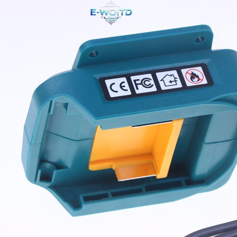 E-WOITD 1 Cái Cho 18V BL1860 BL1820 BL1890 Pin Li-ion 1M Dây Điện Pin Adapter Cho Starlink Mini Dish DC Cáp Điện E-WOITD