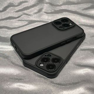 Màu Đen Mờ Thích Hợp Cho Apple 17Promax Ốp Điện Thoại iPhone16 Chống Sốc 15 Tất Cả 14 Silicon 26.4.23