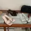 TT Gợi Cảm Mũi Vuông Mở Ngón Chân Flip-Flops Nữ Cao Gót Satin Ngọt Ngào Sandal Tất Cả Trận Đấu Tính Khí