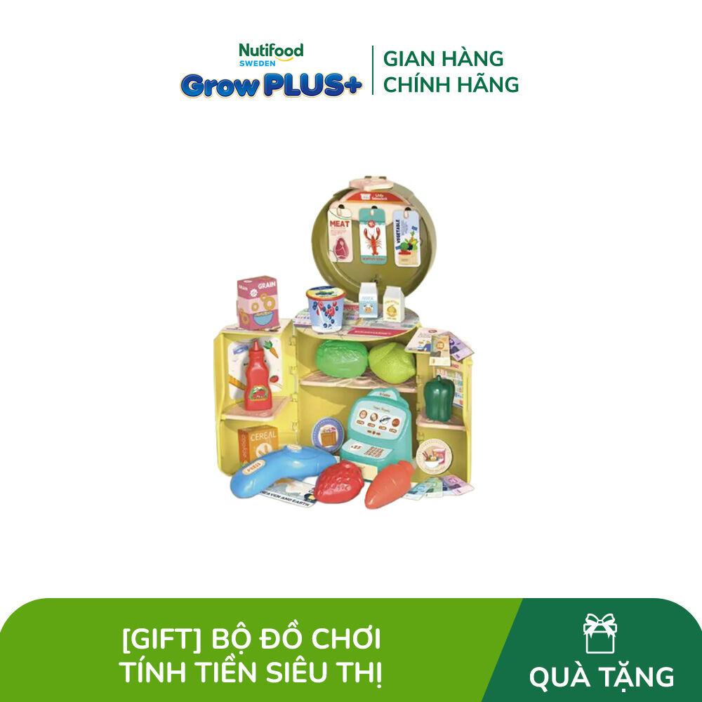 [Quà tặng không bán] Đồ chơi trẻ em bằng nhựa: bộ tính tiền siêu thị