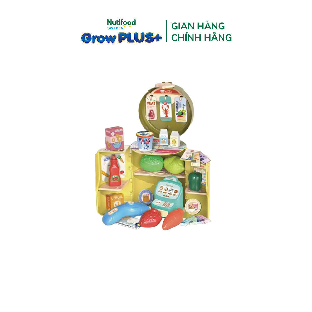 [Quà tặng không bán] Đồ chơi trẻ em bằng nhựa: bộ tính tiền siêu thị