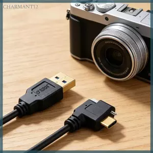 Char 30-300Cm Cáp USB C cường độ công nghiệp Dây dữ liệu bên trái phải có khóa vít Tính năng ngăn chặn ngắt kết nối