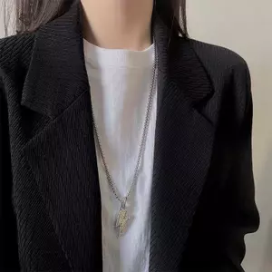 Dây Chuyền Đá Zircon Phong Cách Hip Hop, Thích Hợp Cho Tiệc [Mina]