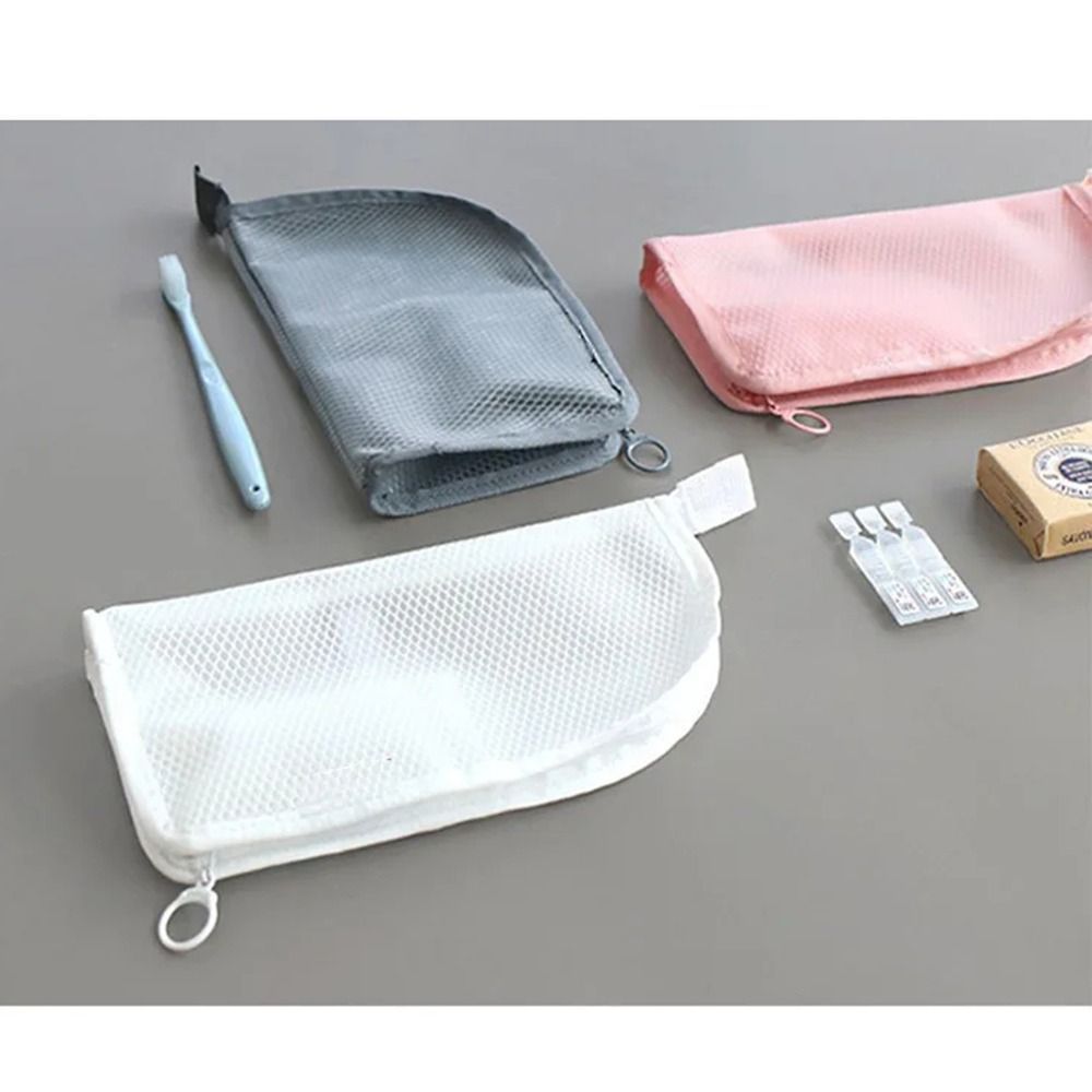 Túi đựng mỹ phẩm PVC CODECOVED, Túi đựng đồ vệ sinh bàn chải đánh răng chống nước dung tích lớn, tiết kiệm không gian Thiết kế dọc Dây kéo Đóng cửa Hộp đựng làm đẹp di động Bảo quản du lịch