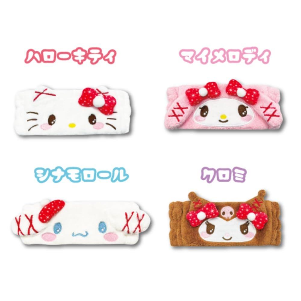 Hatayama Shoji Sanrio Character Absorbent Towel Hairband for Face Washing, Winter, 8x22cmDirect From Japan