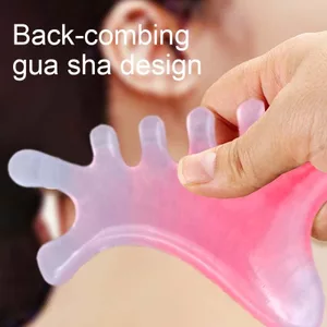 【Roshy】Lược massage đầu mặt thớt cạo bàn chải huyệt đạo cầm tay gia dụng nhỏ