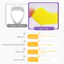 【Roshy】Dụng cụ đa năng dụng cụ gắn mi giả bằng silicon. dụng cụ hỗ trợ kẻ mắt và đánh phấn mắt dụng cụ chuốt mascara