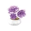 SAIA Plant Poted Building Blocks, Khối xây dựng hoa nhân tạo bằng nhựa giả, Mô phỏng xây dựng đồ chơi DIY sáng tạo Mô hình mọng nước Kid
