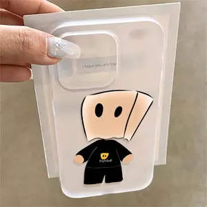 Túi giấy hình nhân cho trường hợp iPhone 17pro iPhone 15/14/13pro Skin Scrub