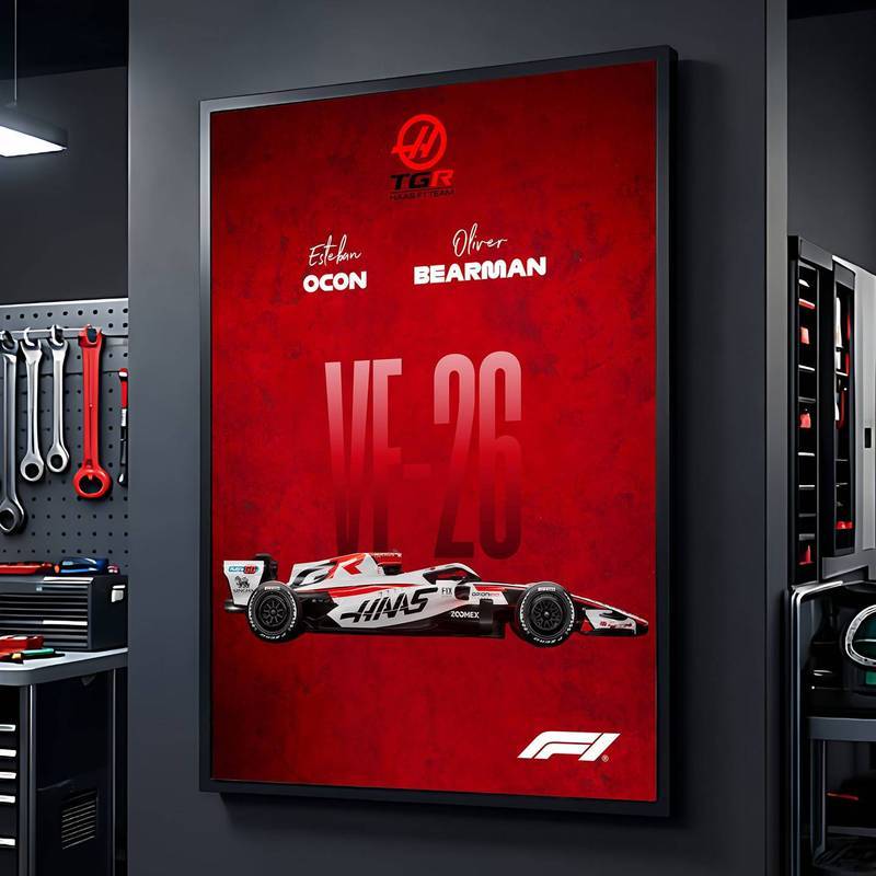 F1 Đua Xe Canvas Poster Không Khung Chống Thấm Nước Aston Martin Ferrari Red Bull 2026 Treo Tường Nghệ Thuật In Cho Phòng Ngủ Thể Thao Điện Tử Trang Trí Phòng