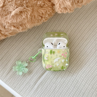 Green Swallows in Spring cho Airpods4 AirPods 1 / 2 3 Pro Pro2 pro3 Bộ tai nghe Bluetooth không dây Vỏ bảo vệ tai nghe AirPods Pro i3 i4 pro3